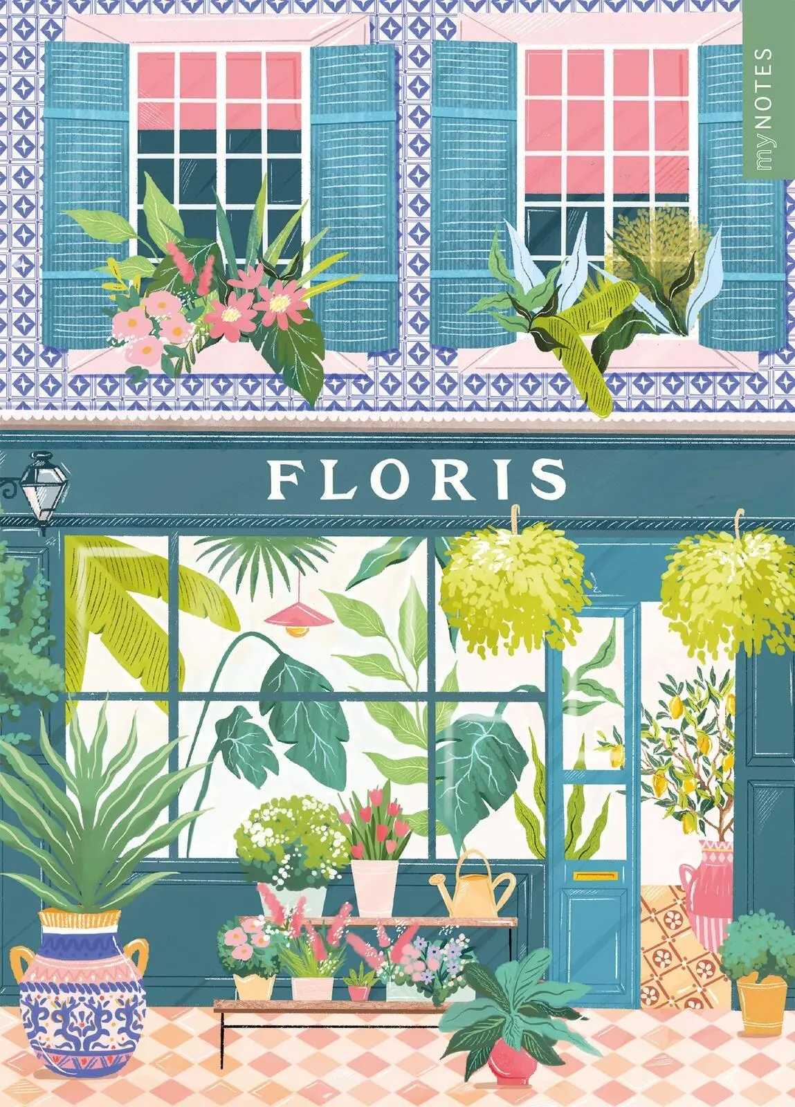 Bild: 4014489140429 | myNOTES Papeterie: Ringbuch Simply, Katy - Florist Shop | Katy Simply