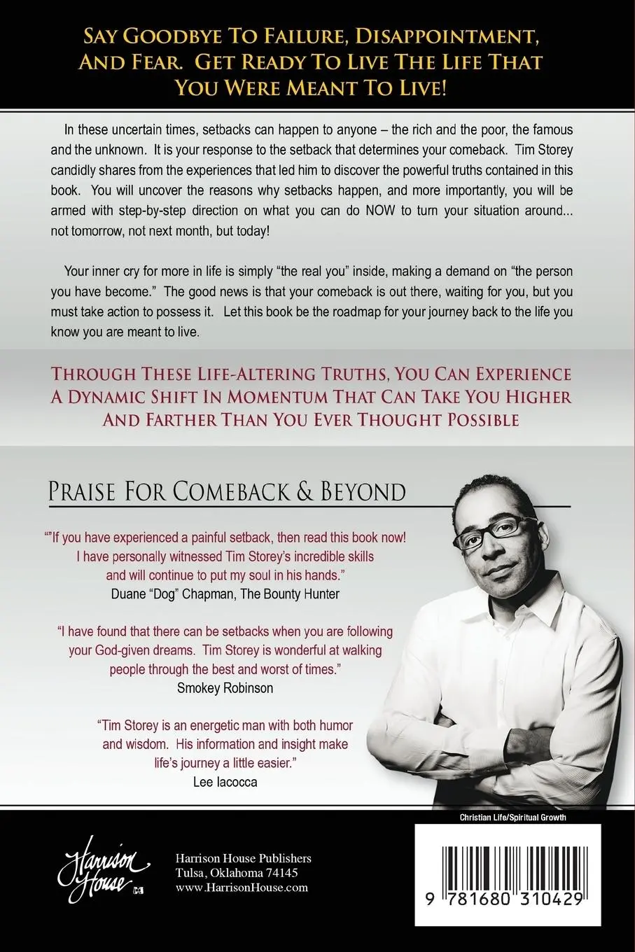 Rückseite: 9781680310429 | Comeback &amp; Beyond | How to Turn Your Setbacks Into Comebacks | Storey