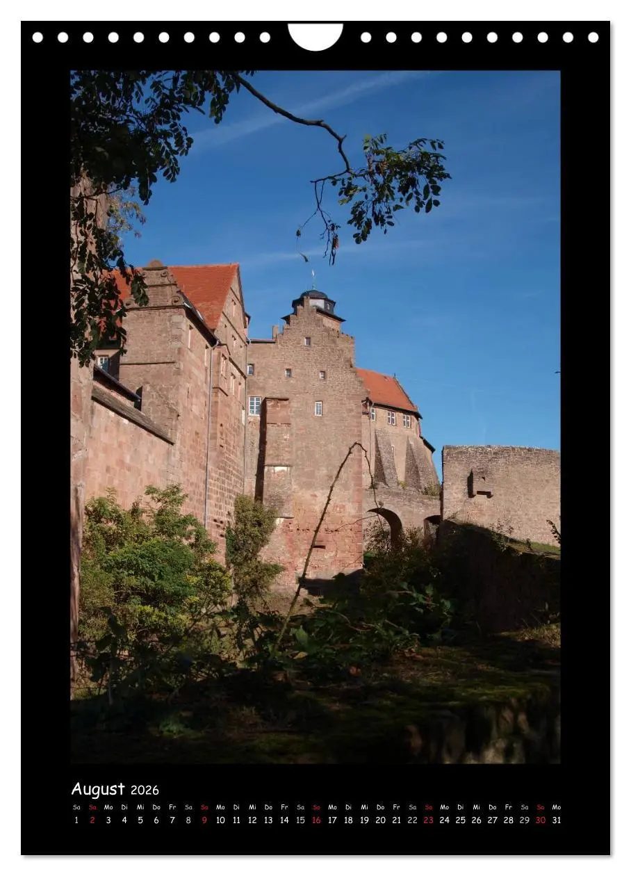 Bild: 9783516480429 | Odenwald &amp; Bergstraße (Wandkalender 2026 DIN A4 hoch), CALVENDO...