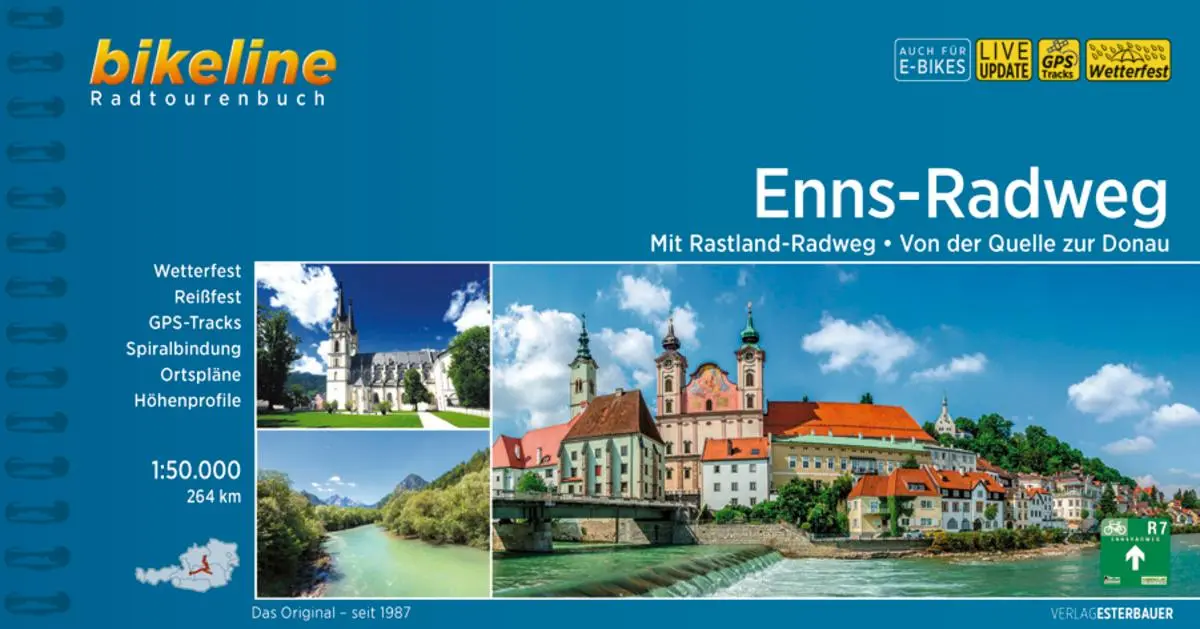 Cover: 9783711100429 | Enns-Radweg | Esterbauer Verlag | Taschenbuch | Spiralbindung | 132 S.