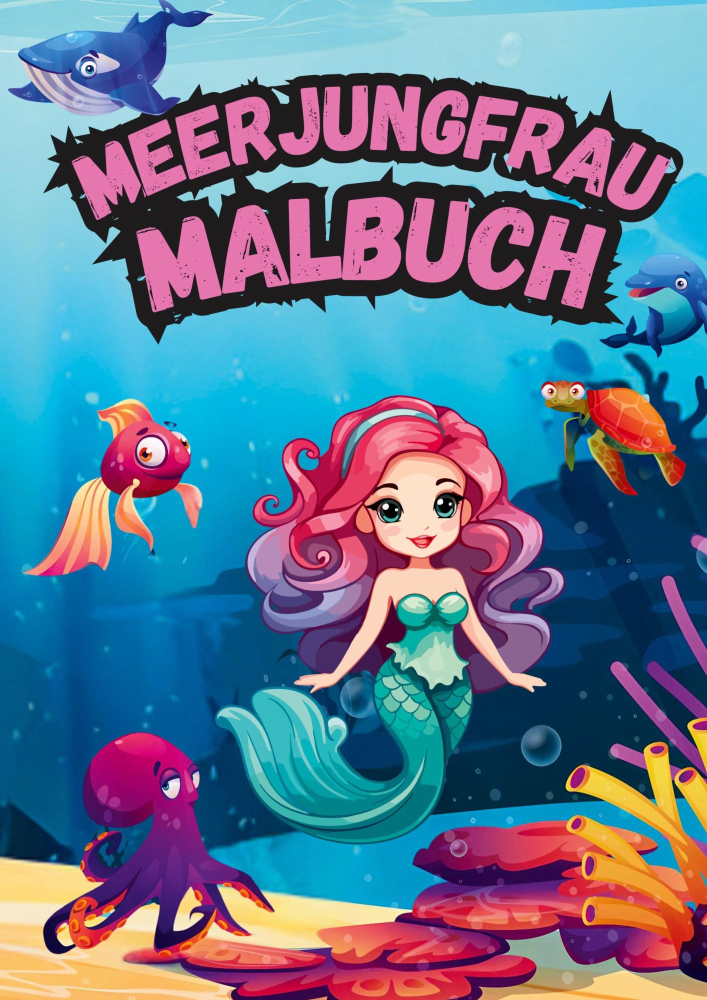 Cover: 9783769310429 | Das große Meerjungfrauen Malbuch | Michael Parzinger | Taschenbuch