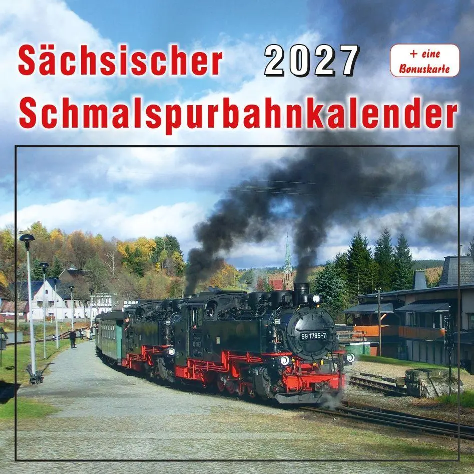 Cover: 9783965640429 | Sächsischer Schmalspurbahnkalender 2027 | Thomas Böttger | Kalender