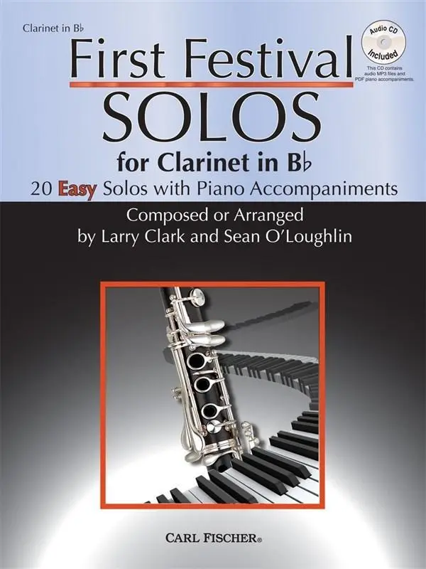 Cover: 9780825890529 | First Festival Solos for Clarinet | Robert Schumann_Sean O'Loughlin