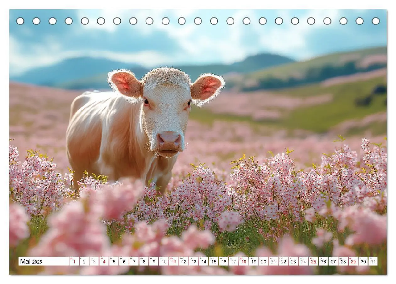 Bild: 9783457210529 | KÜHE AUF DER ALM - Der Kalender aus Bayern (Tischkalender 2025 DIN...