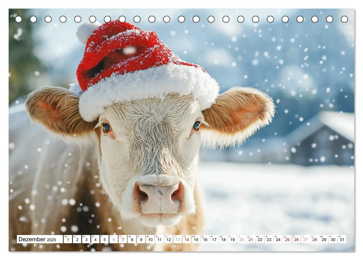 Bild: 9783457210529 | KÜHE AUF DER ALM - Der Kalender aus Bayern (Tischkalender 2025 DIN...