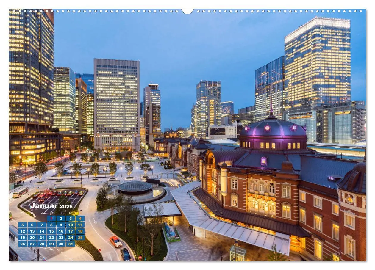 Bild: 9783457450529 | Tokio: Lichter einer Stadt (hochwertiger Premium Wandkalender 2026...