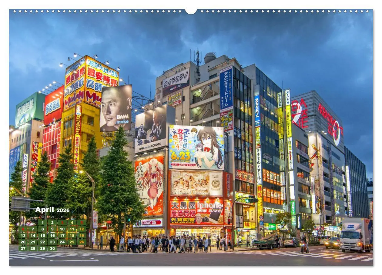 Bild: 9783457450529 | Tokio: Lichter einer Stadt (hochwertiger Premium Wandkalender 2026...
