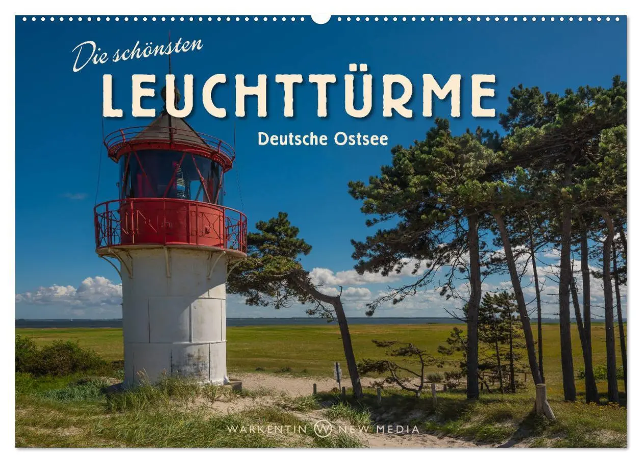 Cover: 9783457830529 | Die schönsten Leuchttürme - Deutsche Ostsee (Wandkalender 2026 DIN...