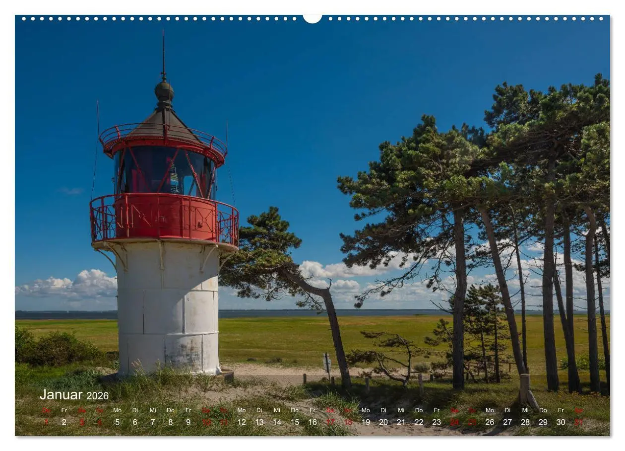 Bild: 9783457830529 | Die schönsten Leuchttürme - Deutsche Ostsee (Wandkalender 2026 DIN...