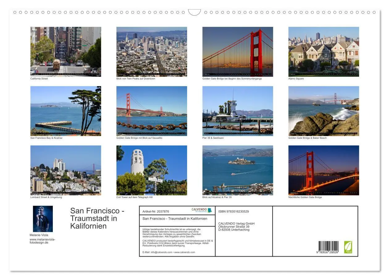 Bild: 9783516230529 | San Francisco - Traumstadt in Kalifornien (Wandkalender 2026 DIN A2...