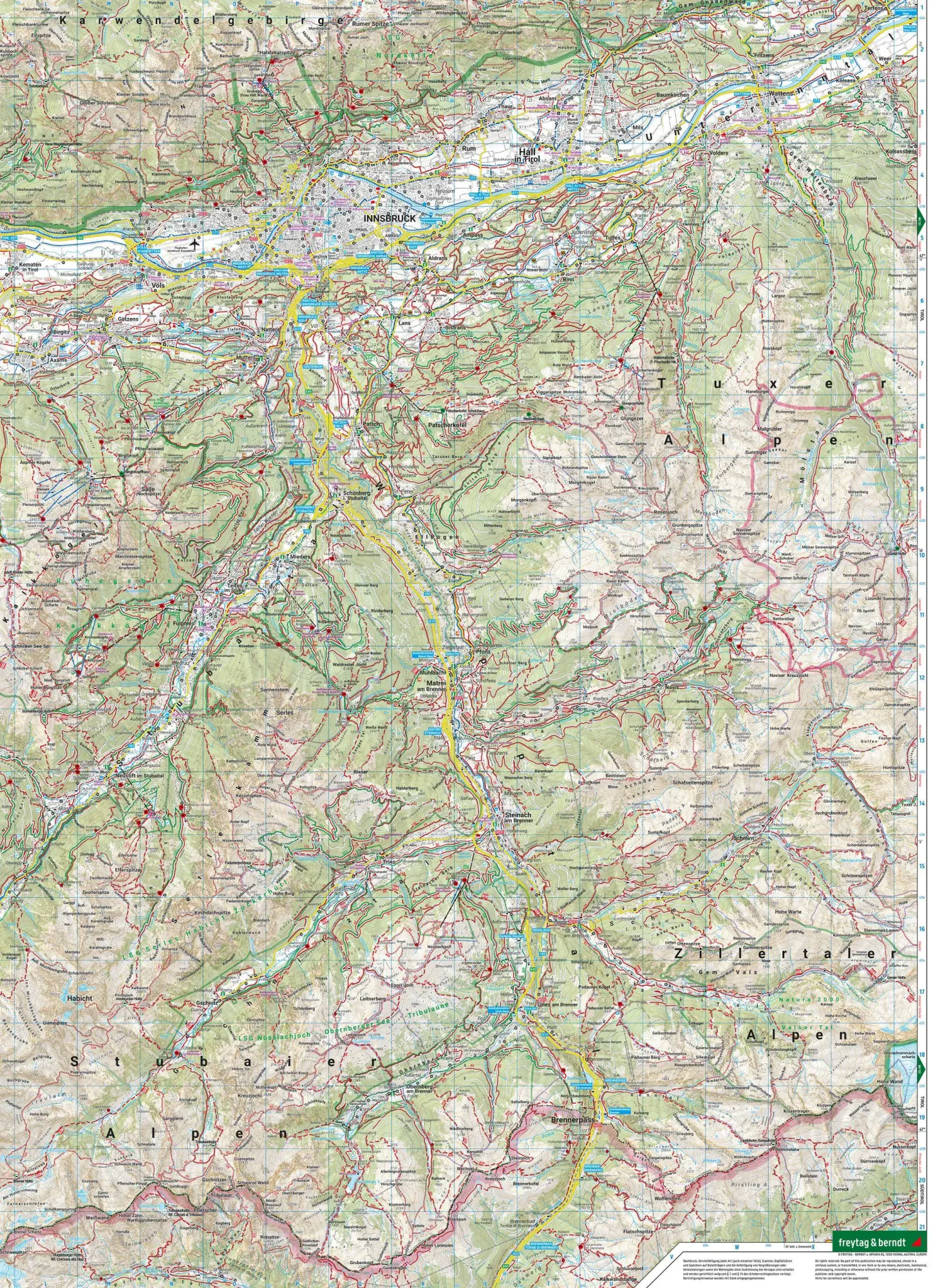 Bild: 9783707920529 | freytag &amp; berndt Wanderkarte WK 0241 Innsbruck, Stubai - Sellrain -...