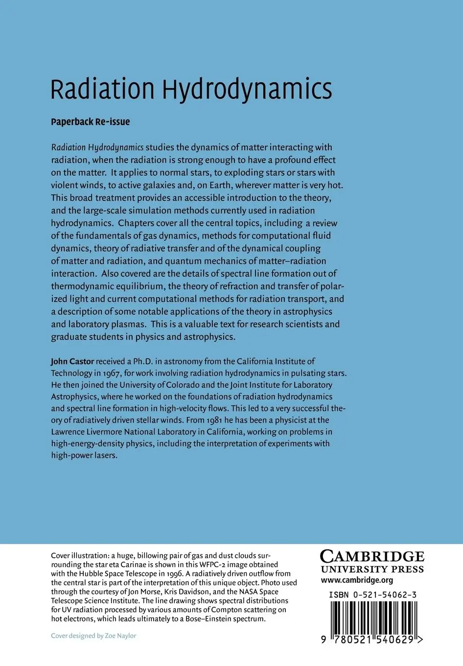 Rückseite: 9780521540629 | Radiation Hydrodynamics | John I. Castor | Taschenbuch | Englisch