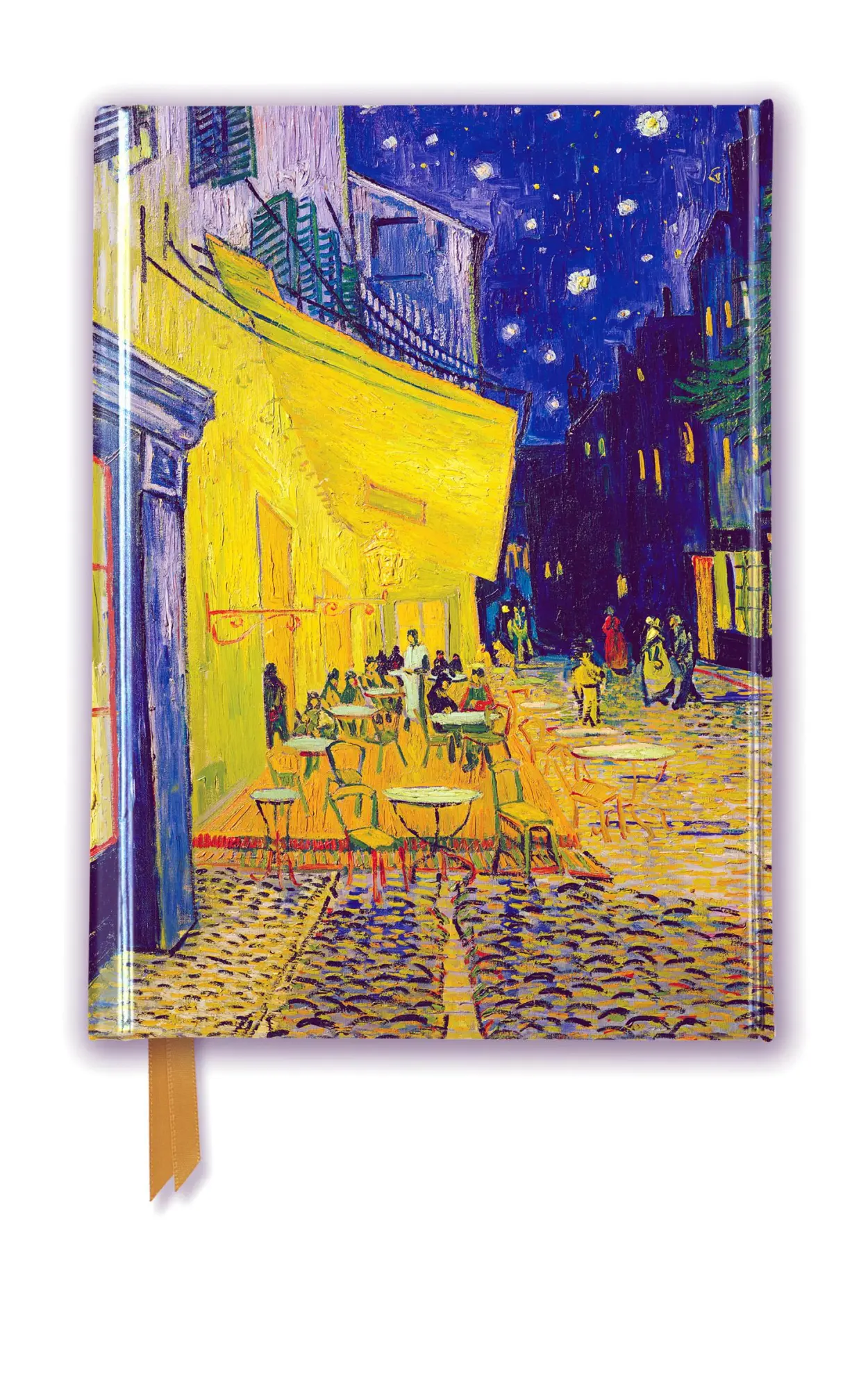 Cover: 9781787550629 | Vincent Van Gogh: Café Terrace (Foiled Pocket Journal) | Publishing