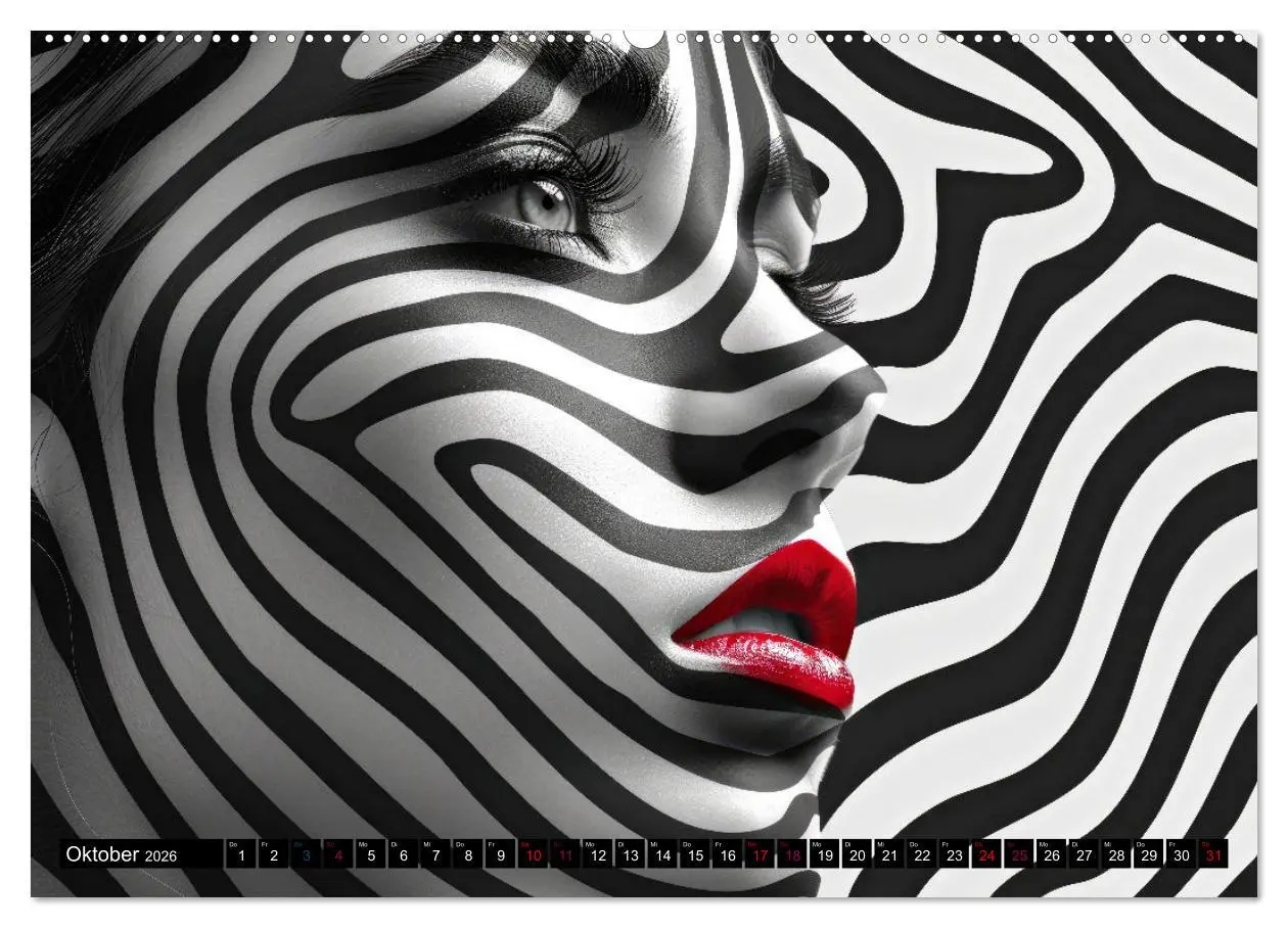 Bild: 9783457370629 | Faszination Bodypainting (hochwertiger Premium Wandkalender 2026...