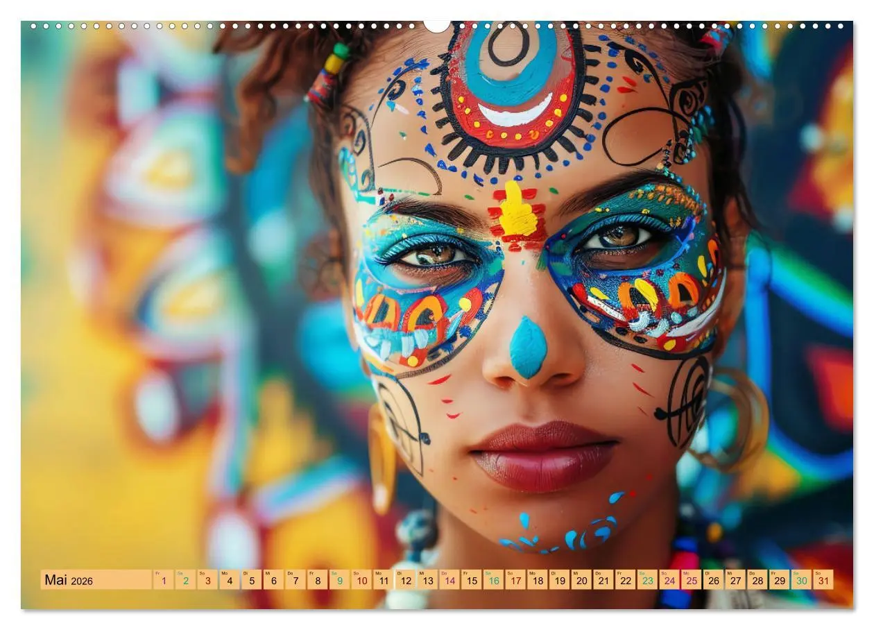 Bild: 9783457370629 | Faszination Bodypainting (hochwertiger Premium Wandkalender 2026...