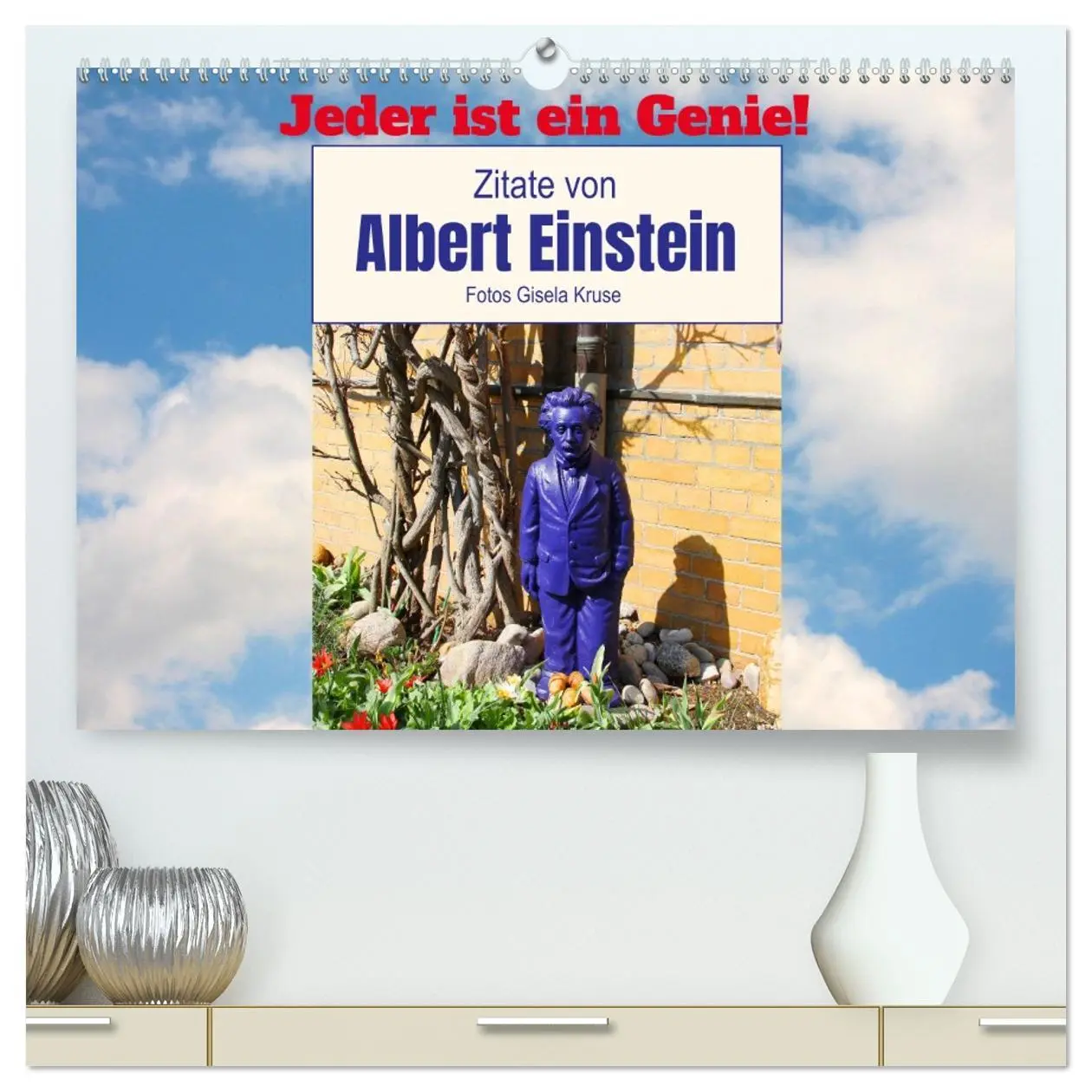 Cover: 9783457750629 | Jeder ist ein Genie! Zitate von Albert Einstein (hochwertiger...