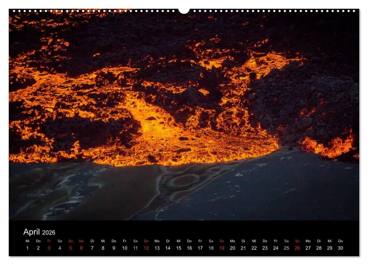 Bild: 9783516080629 | Vulkanausbruch - Island (hochwertiger Premium Wandkalender 2026 DIN...