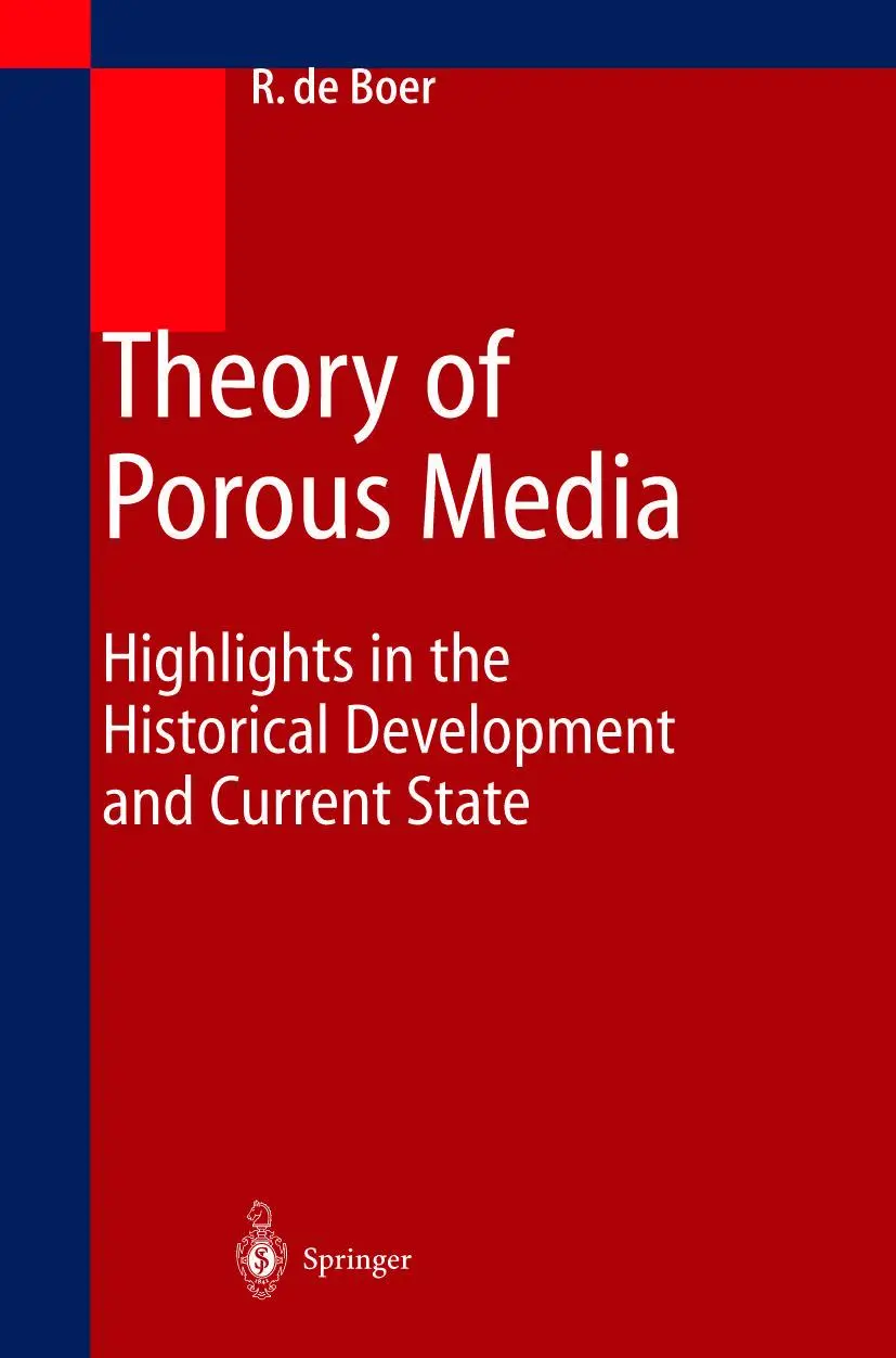 Cover: 9783642640629 | Theory of Porous Media | Reint de Boer | Taschenbuch | xvi | Englisch
