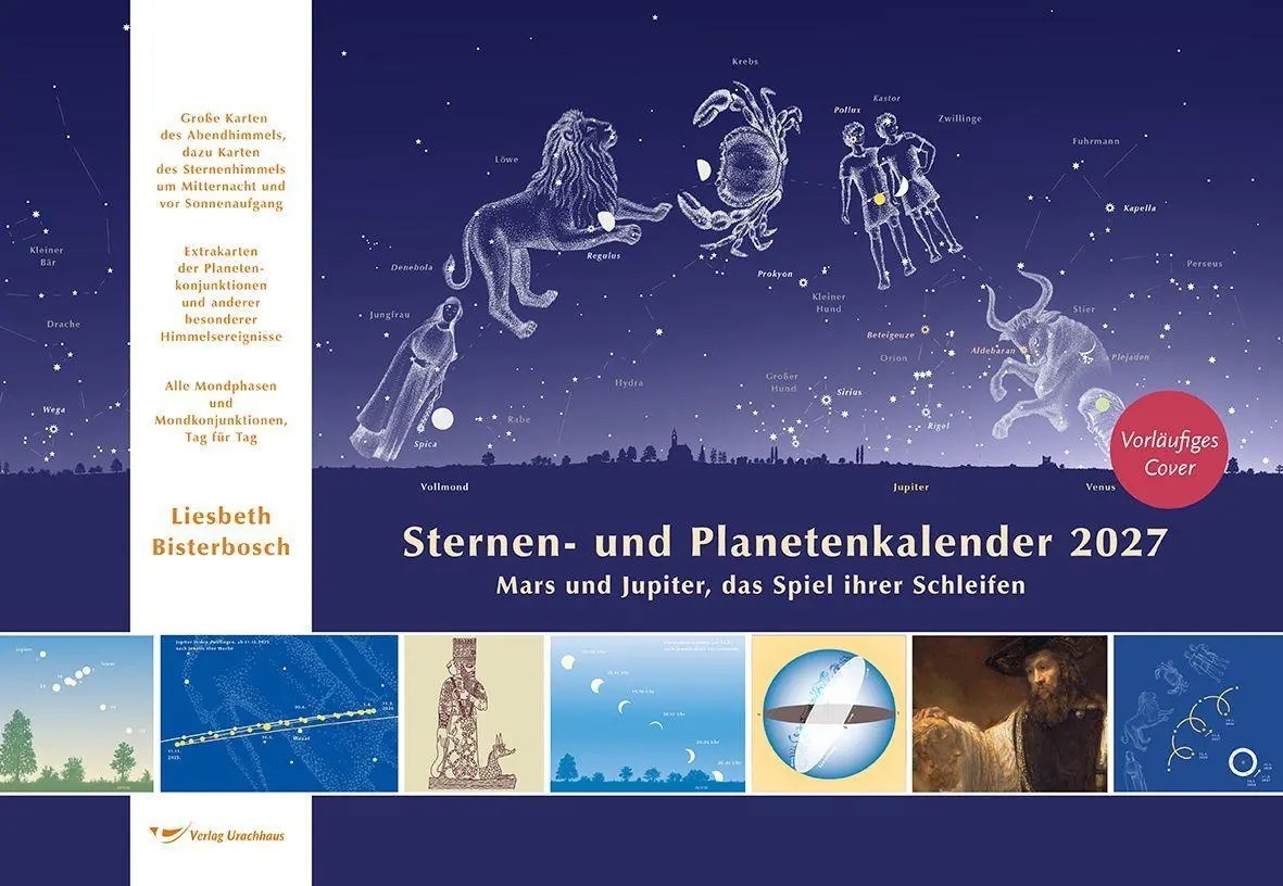 Cover: 4260300470729 | Sternen- und Planetenkalender 2027 | Liesbeth Bisterbosch | Kalender