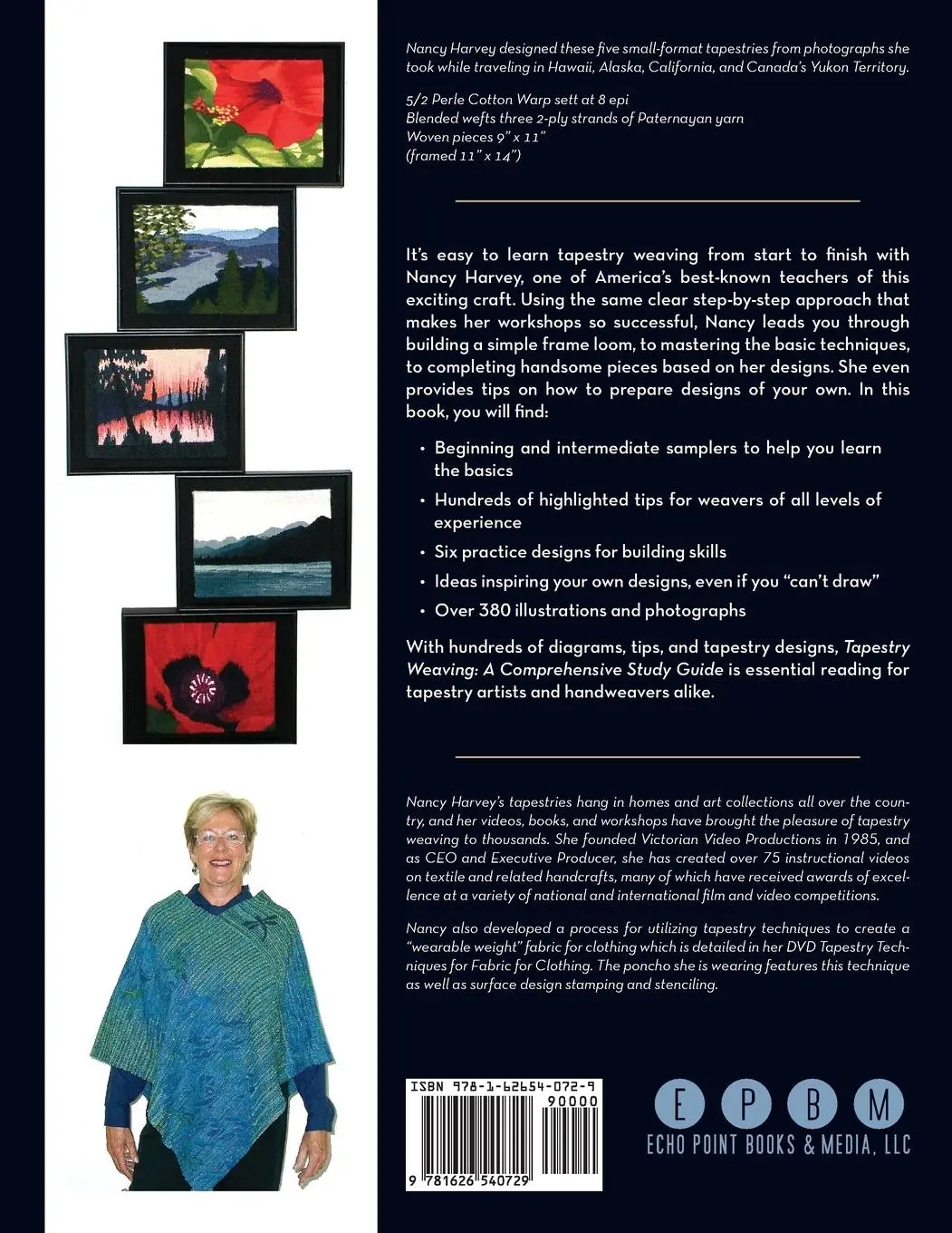 Rückseite: 9781626540729 | Tapestry Weaving | A Comprehensive Study Guide | Nancy Harvey | Buch
