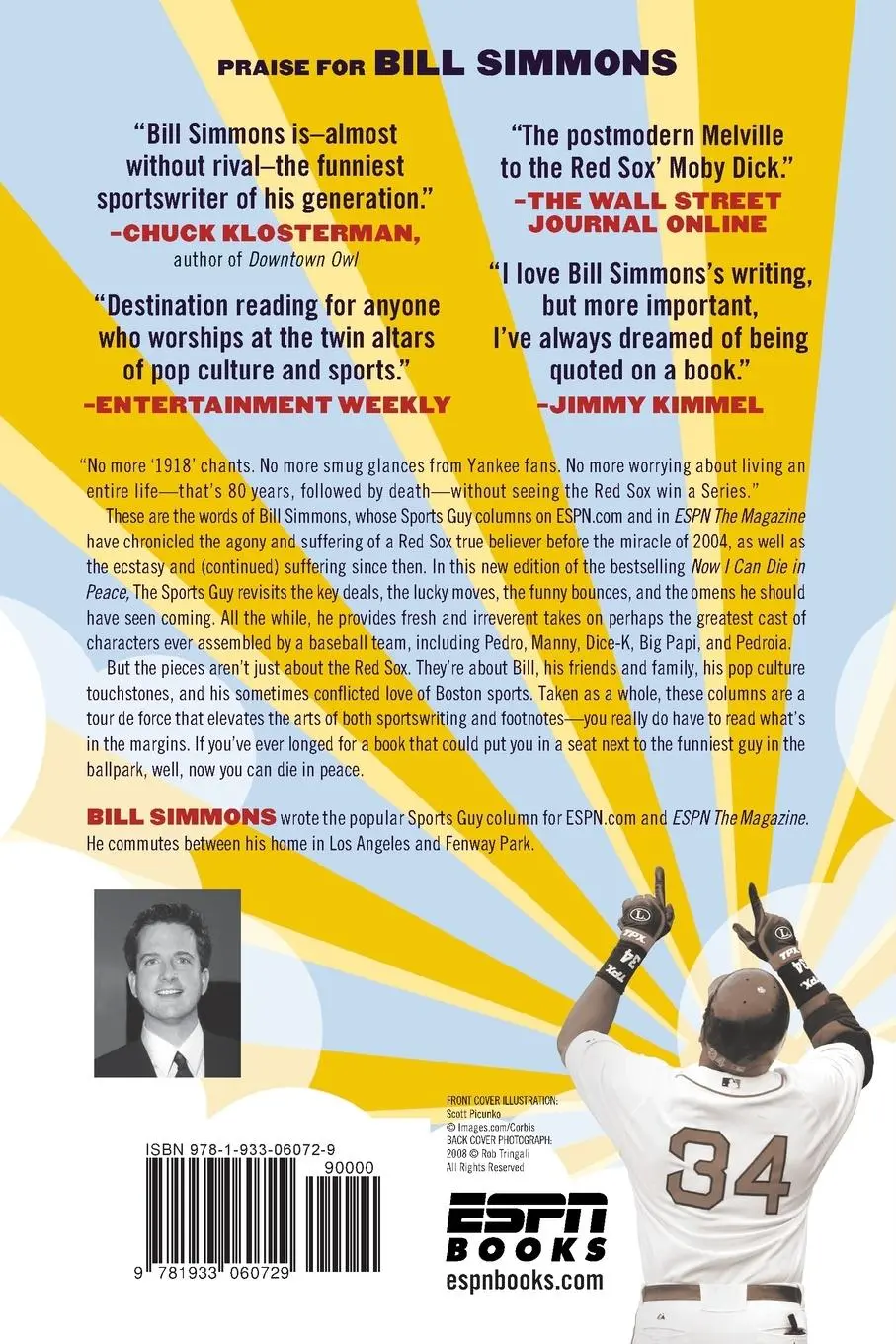 Rückseite: 9781933060729 | Now I Can Die in Peace | Bill Simmons | Taschenbuch | Englisch | 2009