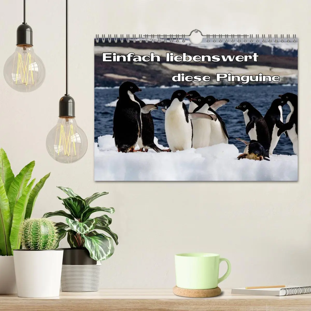Bild: 9783457810729 | Einfach liebenswert diese Pinguine (Wandkalender 2026 DIN A4 quer),...