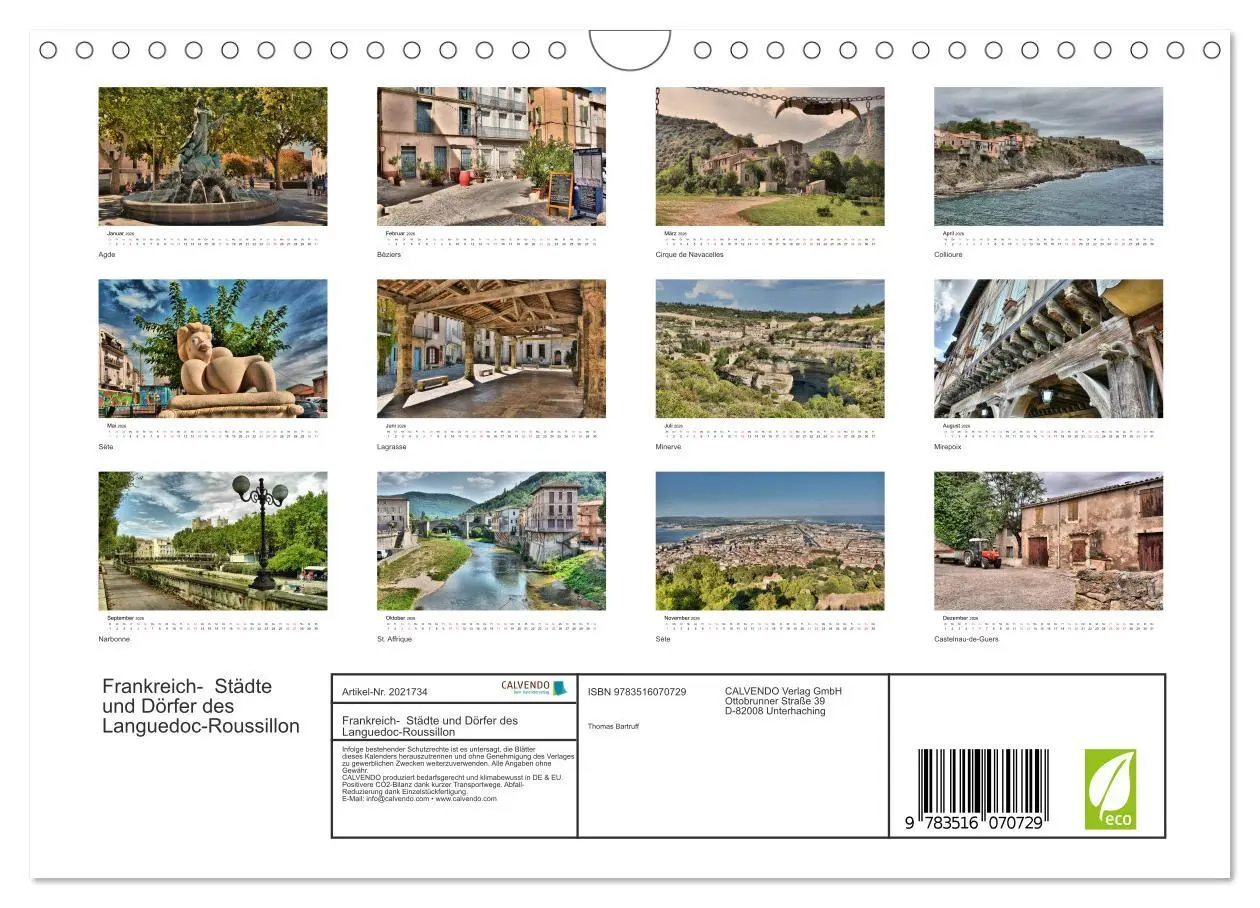 Bild: 9783516070729 | Frankreich- Städte und Dörfer des Languedoc-Roussillon...