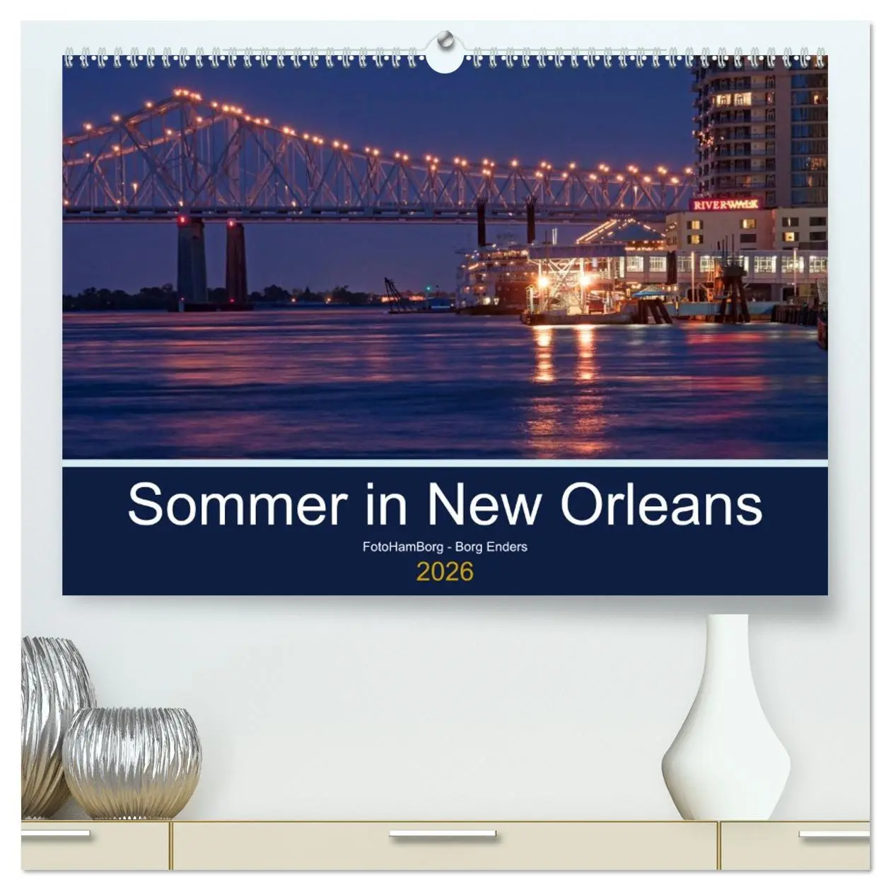 Cover: 9783516140729 | Sommer in New Orleans (hochwertiger Premium Wandkalender 2026 DIN...