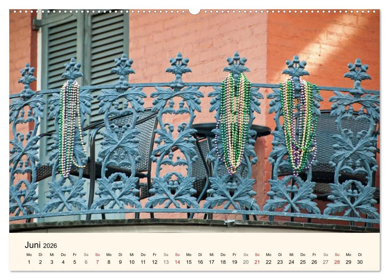 Bild: 9783516140729 | Sommer in New Orleans (hochwertiger Premium Wandkalender 2026 DIN...