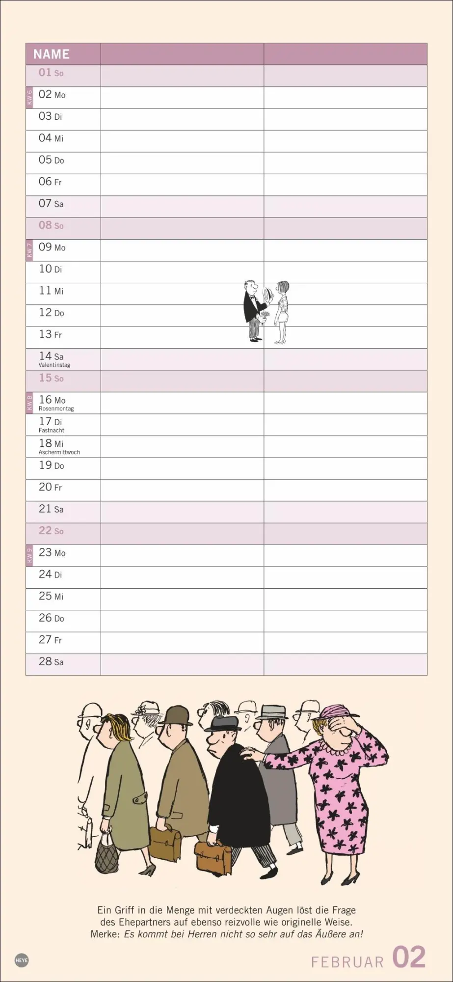 Bild: 9783756410729 | Loriot Planer für zwei 2026 | Loriot | Kalender | Loriot Kalender Heye