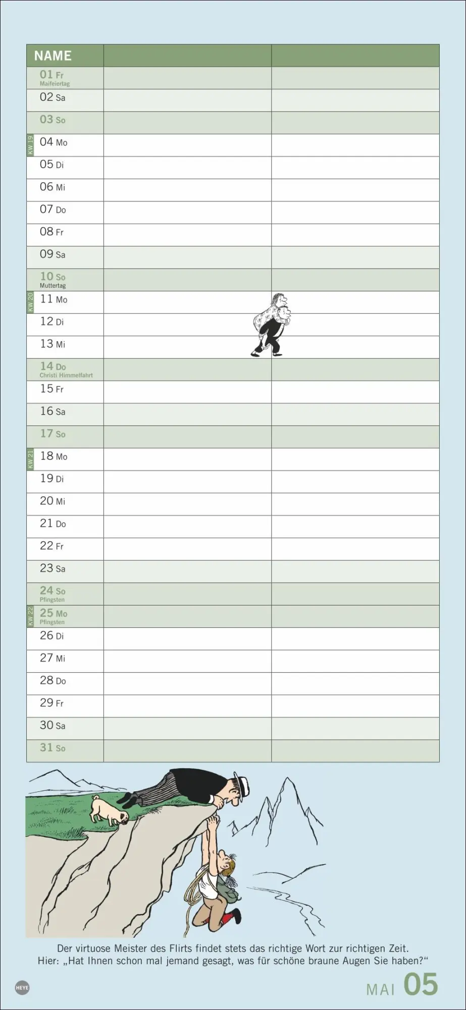 Bild: 9783756410729 | Loriot Planer für zwei 2026 | Loriot | Kalender | Loriot Kalender Heye