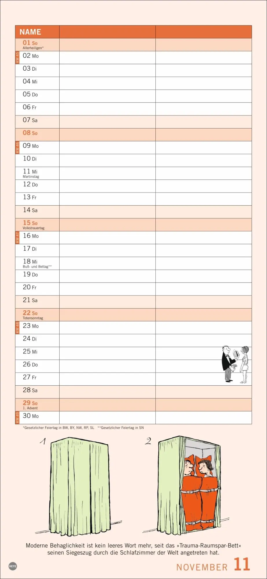 Bild: 9783756410729 | Loriot Planer für zwei 2026 | Loriot | Kalender | Loriot Kalender Heye