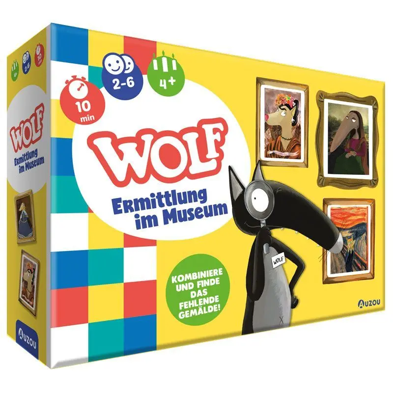 Cover: 3760354050829 | Wolf - Ermittlung im Museum | Sylvain Ménager | Spiel | Karton | 2026