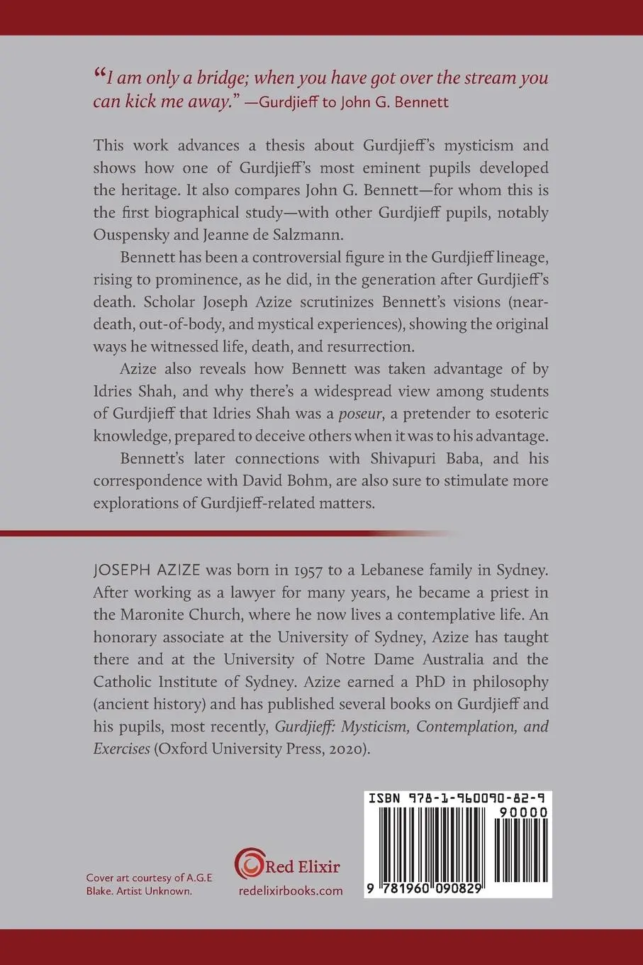 Rückseite: 9781960090829 | John G. Bennett | Witness to Death and Resurrection | Joseph Azize