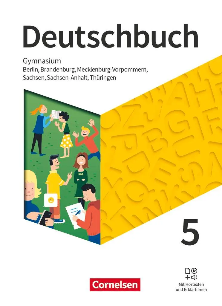 Cover: 9783062000829 | Deutschbuch Gymnasium 5. Schuljahr - Berlin, Brandenburg,...