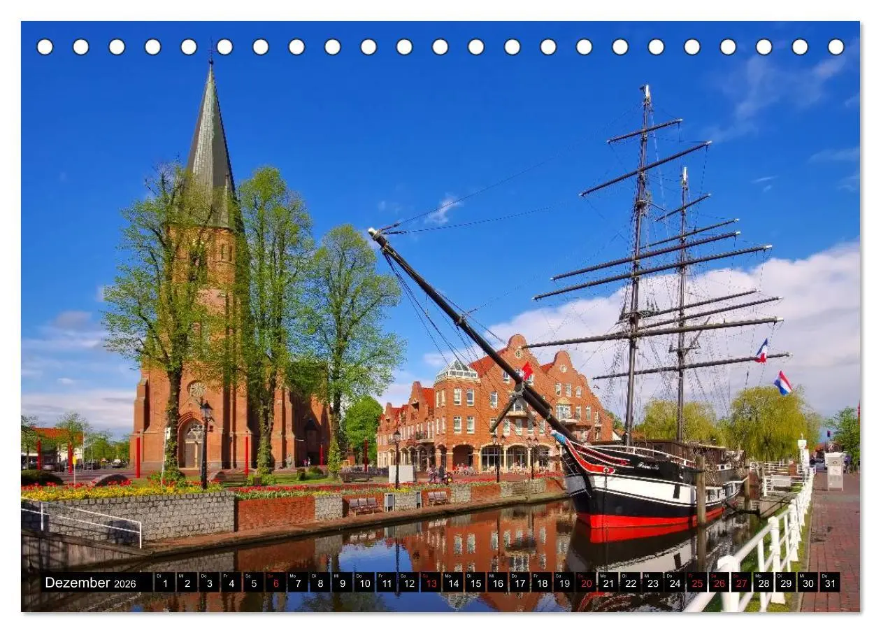 Bild: 9783457970829 | Papenburg und das Rheiderland (Tischkalender 2026 DIN A5 quer),...