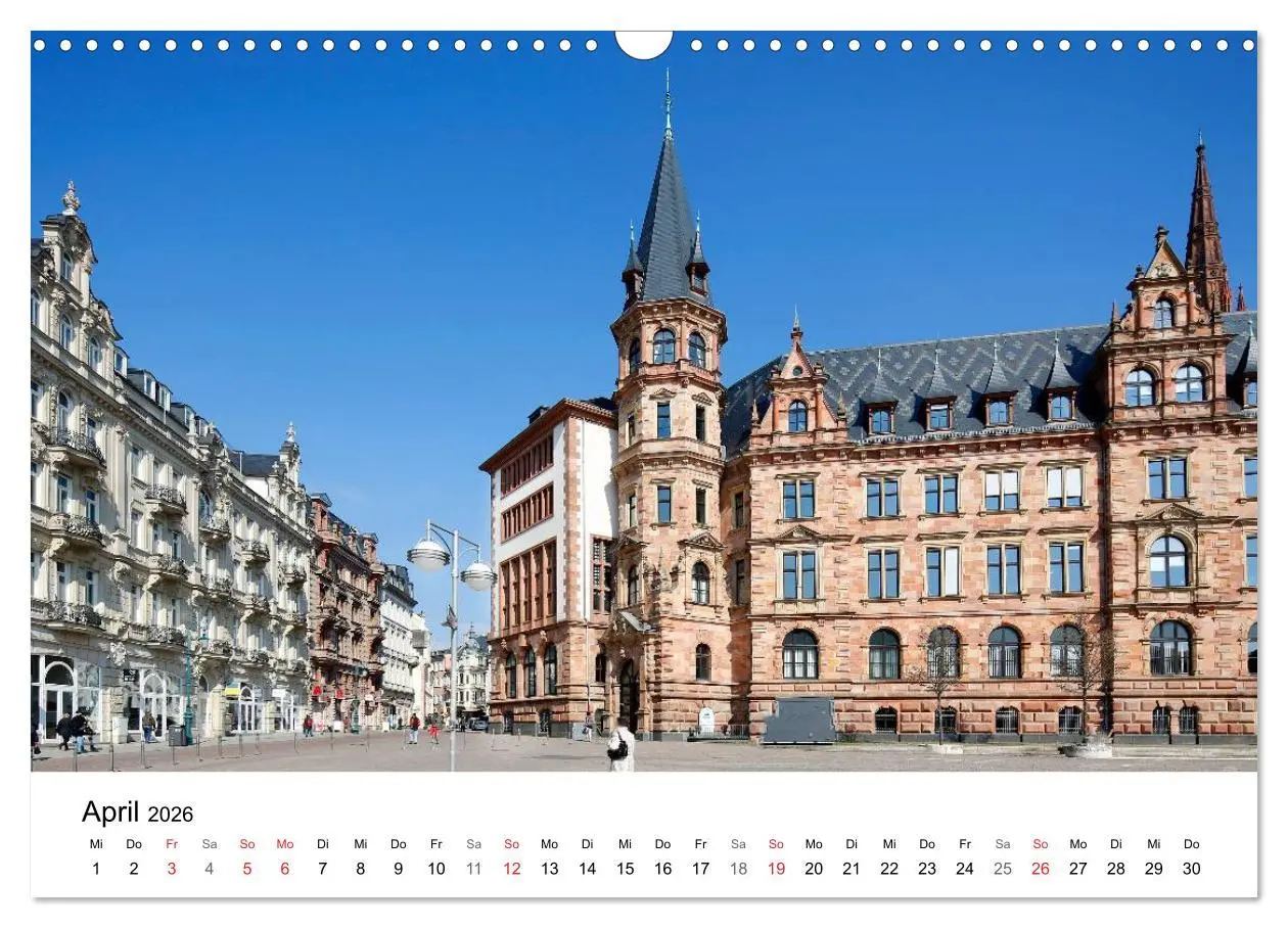 Bild: 9783516060829 | Highlights von Wiesbaden (Wandkalender 2026 DIN A3 quer), CALVENDO...