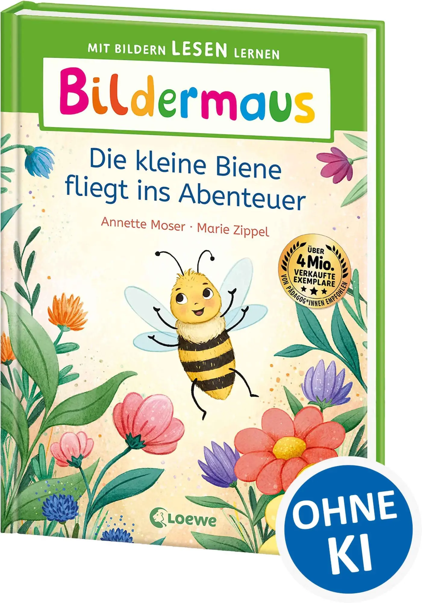 Cover: 9783743220829 | Bildermaus - Die kleine Biene fliegt ins Abenteuer | Annette Moser