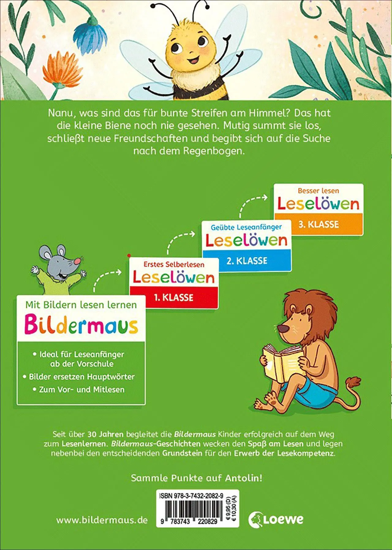 Bild: 9783743220829 | Bildermaus - Die kleine Biene fliegt ins Abenteuer | Annette Moser