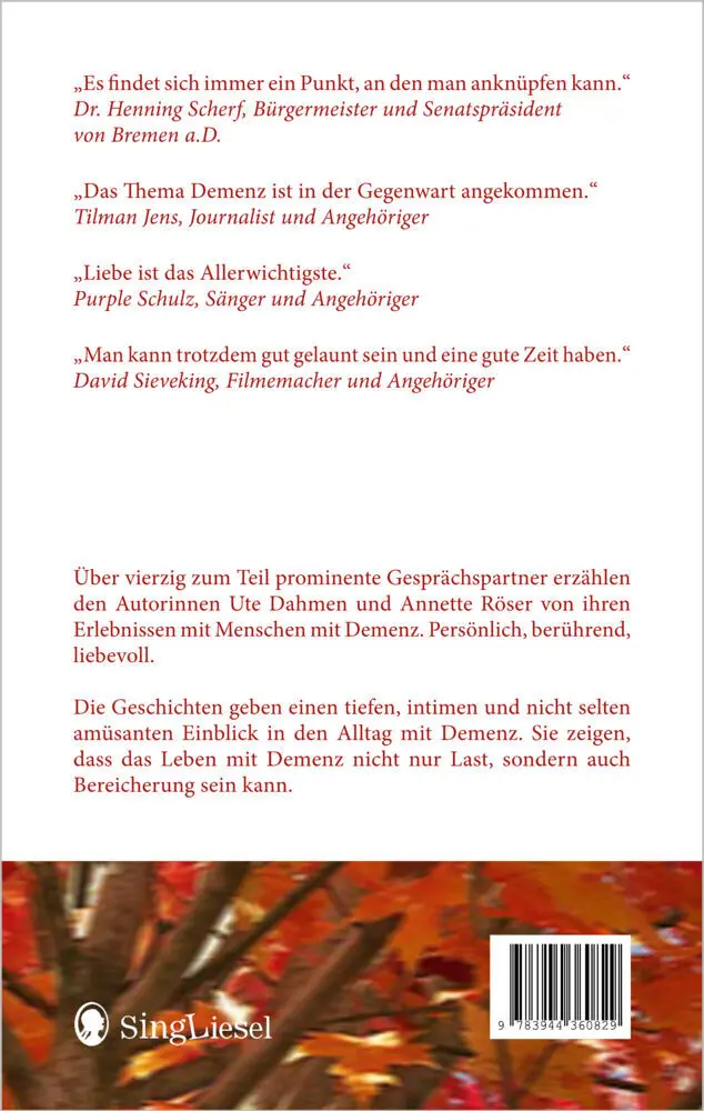 Bild: 9783944360829 | Demenz - Angehörige erzählen | Mein Vater und die Gummi-Ente | Dahmen