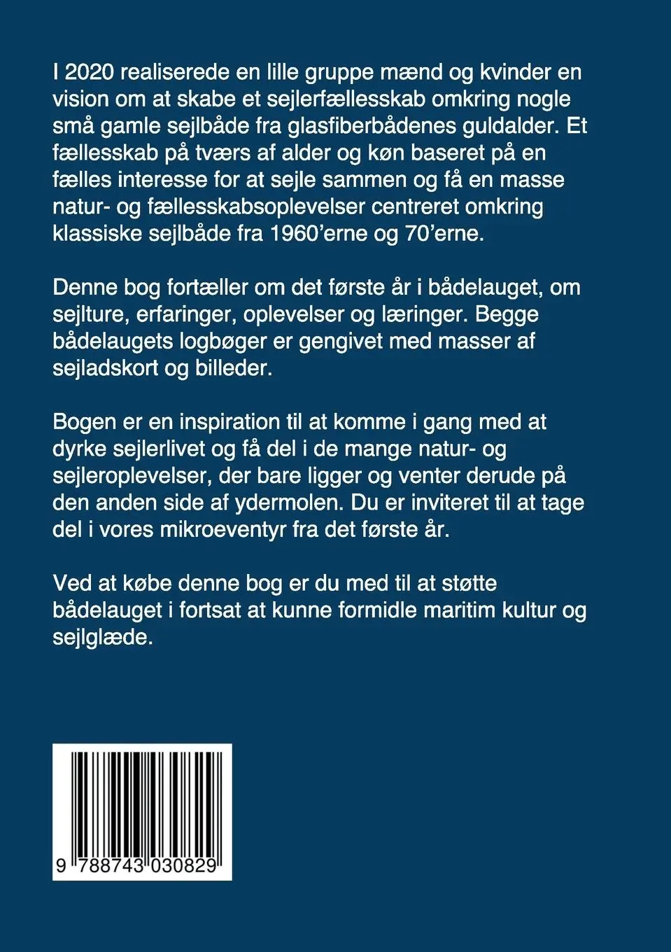 Rückseite: 9788743030829 | Sejlglæde, Fællesskab og Maritim Dannelse | Martin Anker Wiedemann