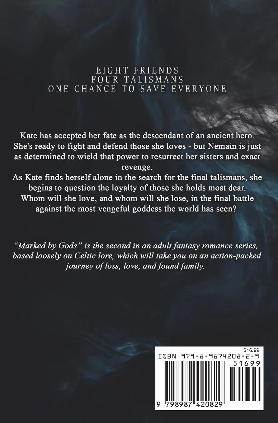 Rückseite: 9798987420829 | Marked by Gods | The Marked Series, Book 2 | Jayme Hunt | Taschenbuch