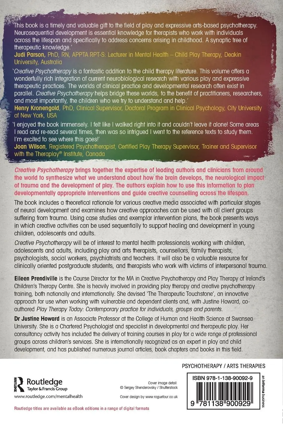 Rückseite: 9781138900929 | Creative Psychotherapy | Eileen Prendiville (u. a.) | Taschenbuch