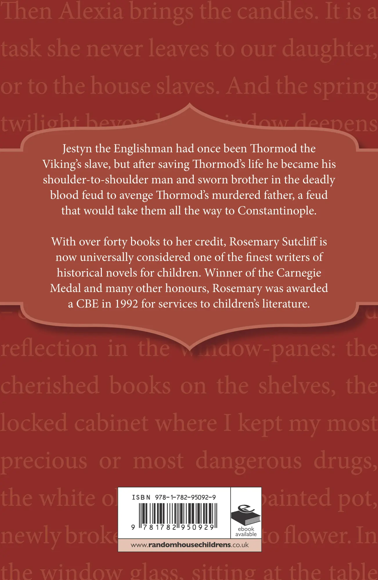 Rückseite: 9781782950929 | Blood Feud | Rosemary Sutcliff | Taschenbuch | Englisch | 2014