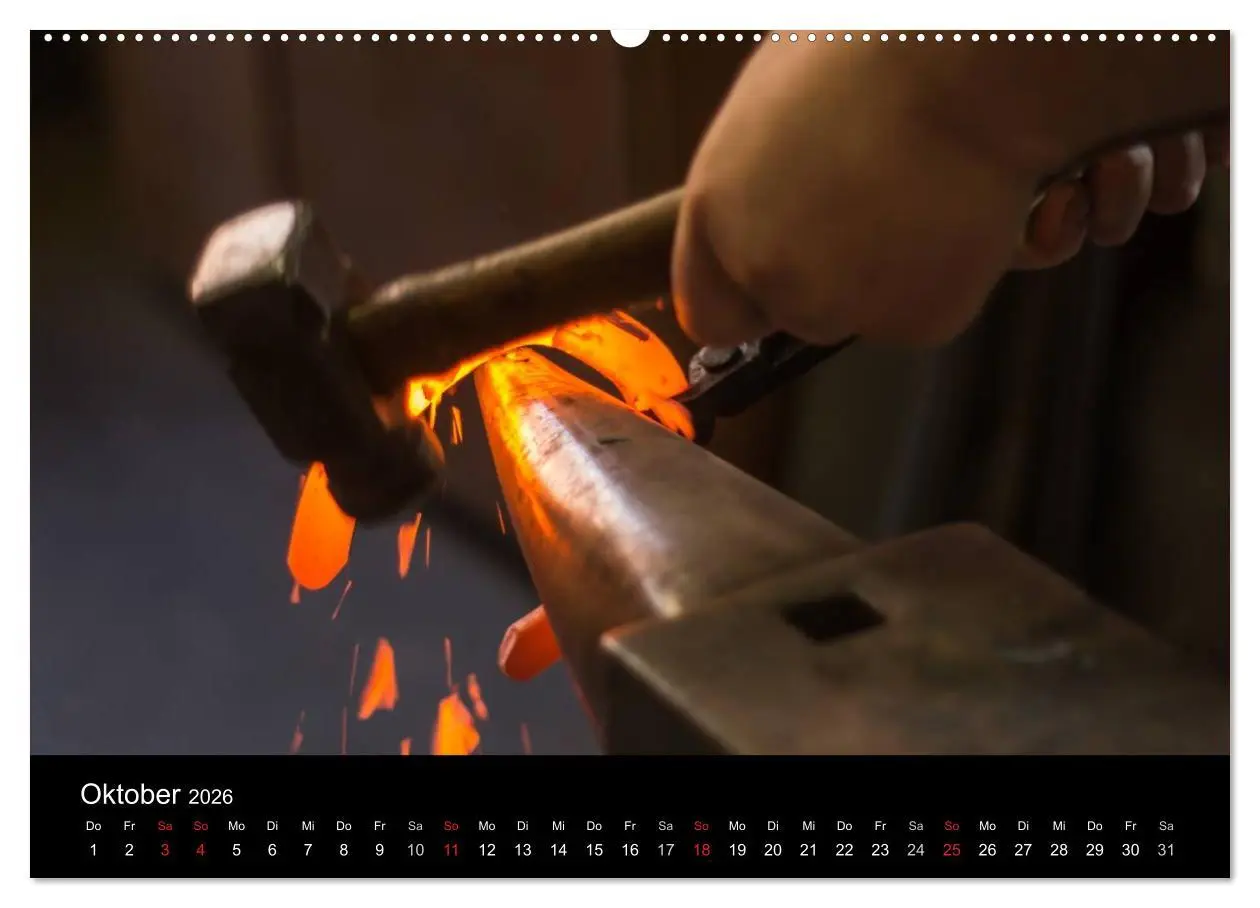 Bild: 9783516050929 | Hufschmiede - Impressionen eines alten Handwerks (Wandkalender 2026...