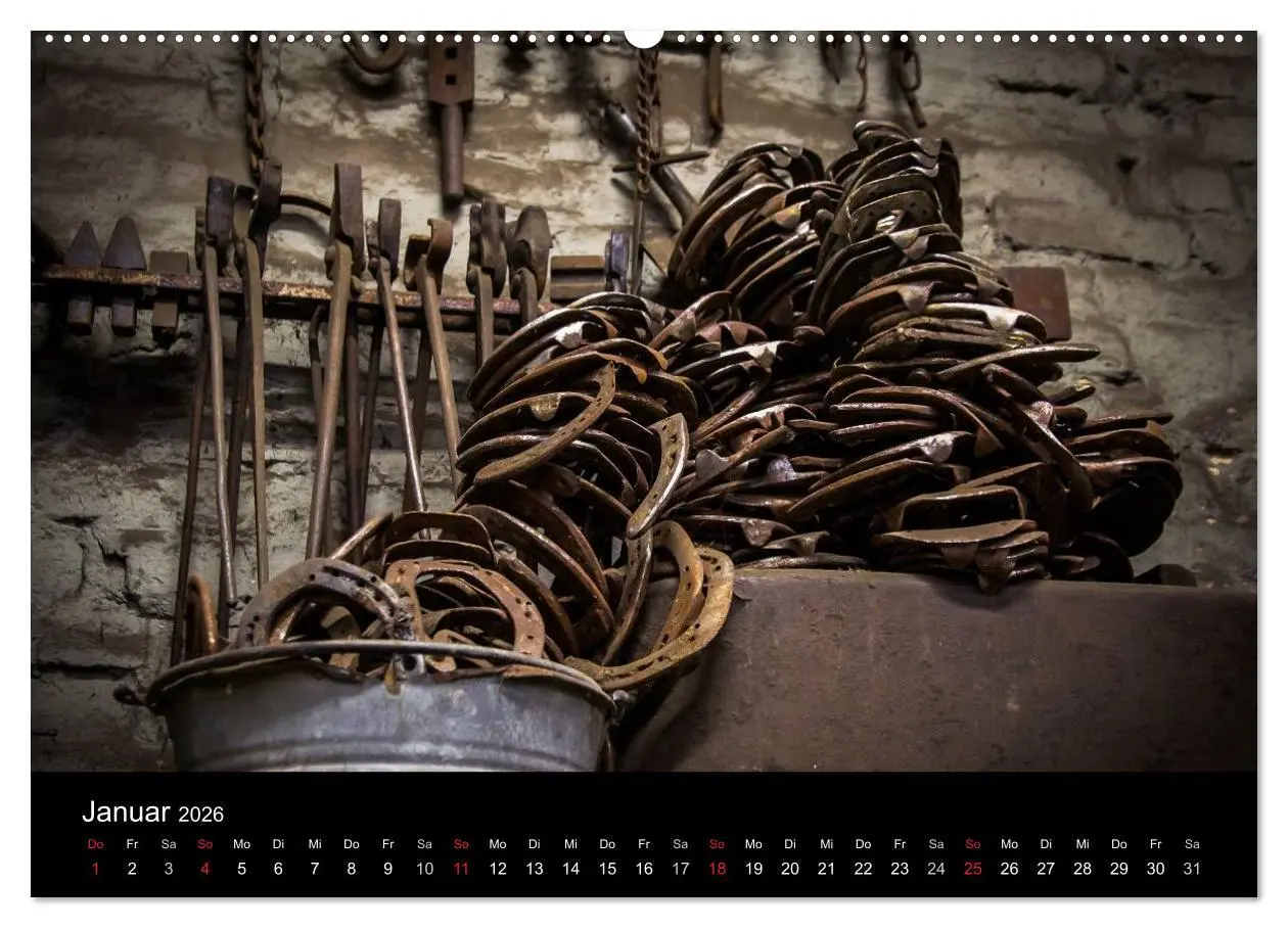Bild: 9783516050929 | Hufschmiede - Impressionen eines alten Handwerks (Wandkalender 2026...