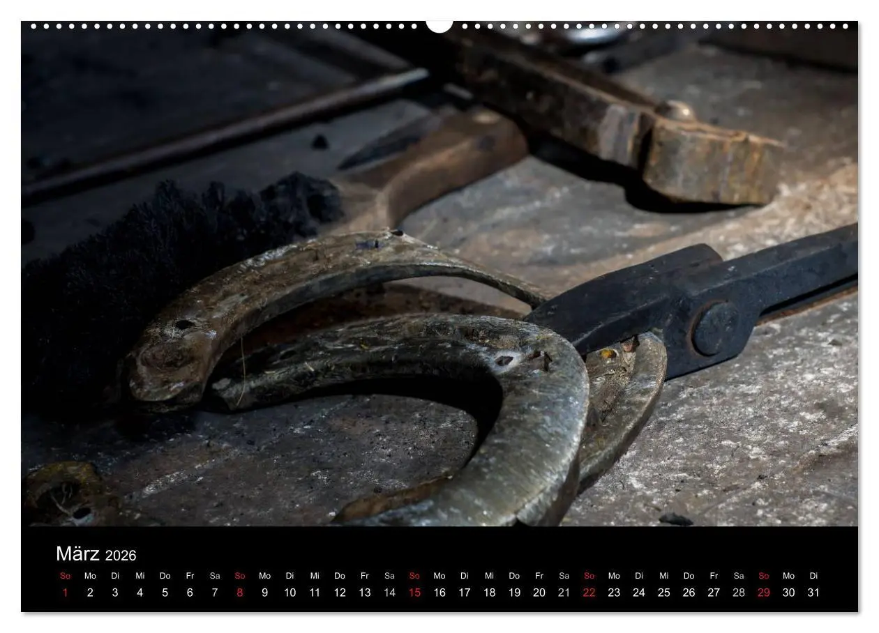 Bild: 9783516050929 | Hufschmiede - Impressionen eines alten Handwerks (Wandkalender 2026...