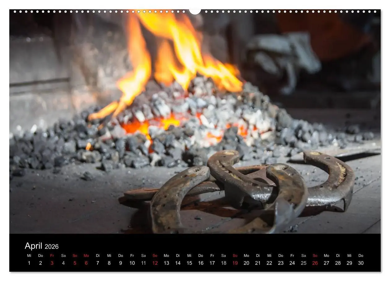 Bild: 9783516050929 | Hufschmiede - Impressionen eines alten Handwerks (Wandkalender 2026...