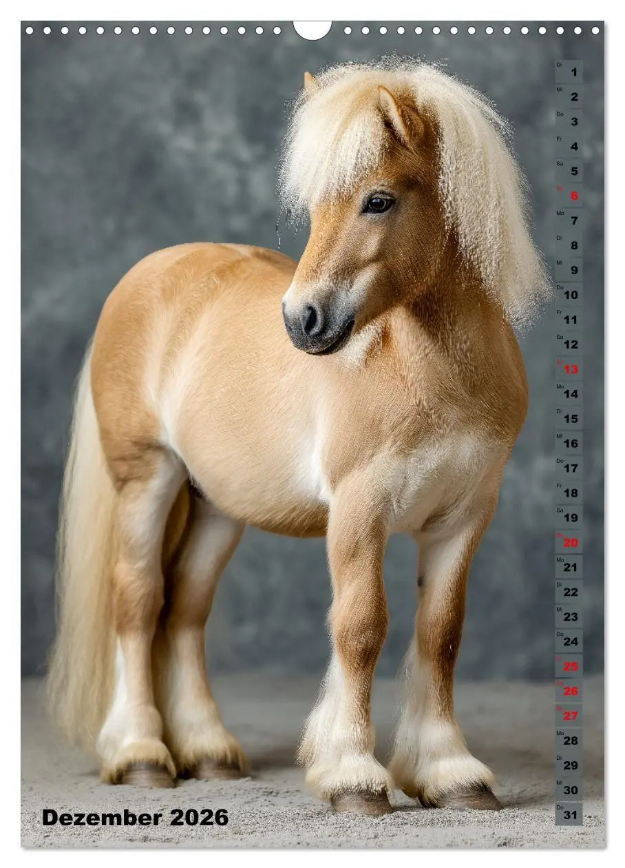 Bild: 9783516670929 | Das Leben ist ein Ponyhof - Zwergponys im Studiolicht (Wandkalender...