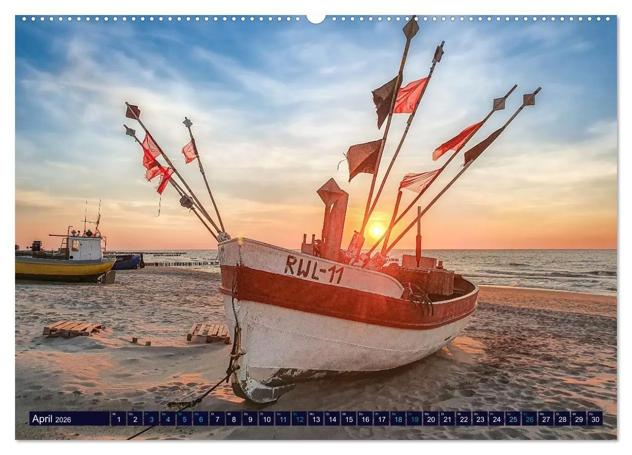 Bild: 9783516740929 | Ostseeträume (hochwertiger Premium Wandkalender 2026 DIN A2 quer),...